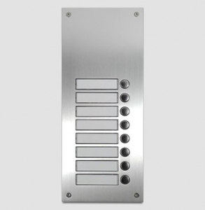 Placa Portero Ampliacion Commax 8 Botones de llamado